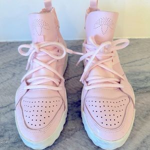 adidas x alexander wang pink high top sneakers